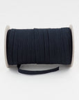 ORGANIC COTTON ELASTIC RIBBON - 10mm - BLACK
