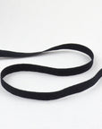 ORGANIC COTTON ELASTIC RIBBON - 10mm - BLACK