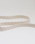 ORGANIC COTTON ELASTIC RIBBON - 10mm HEAVY STRETCH - NATURAL UN-DYED