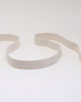 ORGANIC COTTON EDGE BINDING ELASTIC RIBBON - 15mm - NATURAL