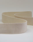 ORGANIC COTTON ELASTIC RIBBON - 40mm NATURAL UN-DYED