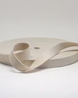 ORGANIC COTTON ELASTIC RIBBON - 18mm LIGHT STRETCH - NATURAL UN-DYED