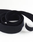 ORGANIC COTTON ELASTIC RIBBON - 28mm - BLACK