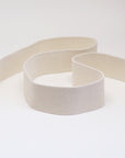 ORGANIC COTTON ELASTIC RIBBON - 28mm - NATURAL UN-DYED