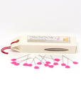 Tulip Hiroshima - Cellulose Head Pins Tulip Thin
