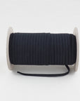 ORGANIC COTTON ELASTIC RIBBON - 6mm - BLACK