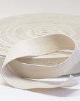 ORGANIC COTTON ELASTIC RIBBON - 28mm - NATURAL UN-DYED