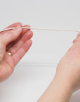 ORGANIC COTTON ELASTIC CORD - 2.2mm - NATURAL UN-DYED