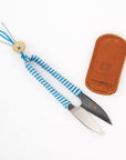 SHOZABURO THREAD SNIPS WITH SILK IGA BRAID - BLUE