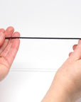 ORGANIC COTTON ELASTIC CORD - 2.2mm - BLACK