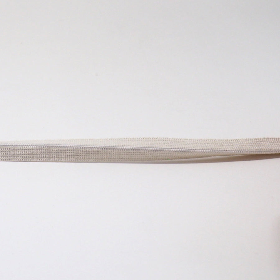 ORGANIC COTTON EDGE BINDING ELASTIC RIBBON - 15mm - NATURAL