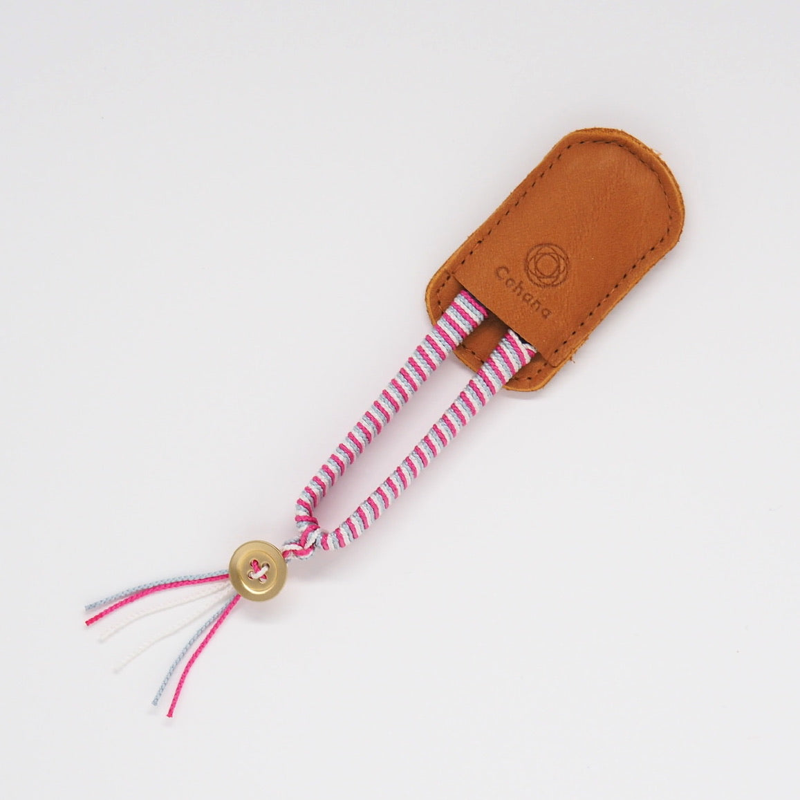 SHOZABURO THREAD SNIPS WITH SILK IGA BRAID - PINK