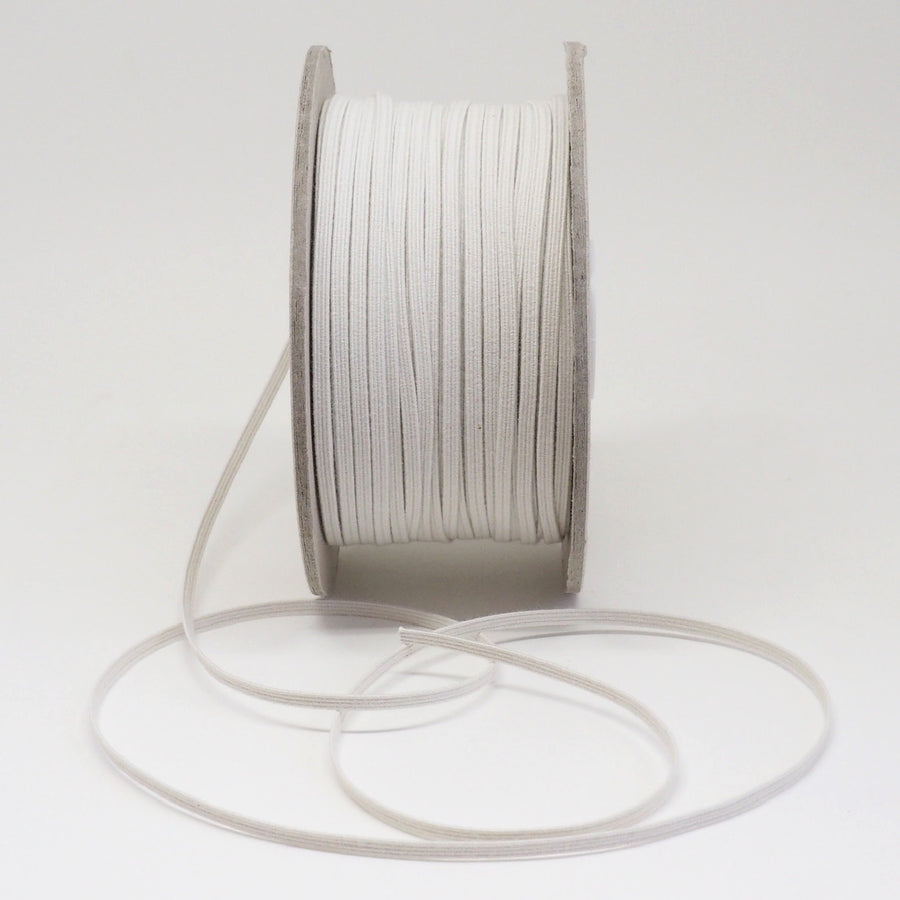 ORGANIC COTTON ELASTIC RIBBON - 3mm - NATURAL
