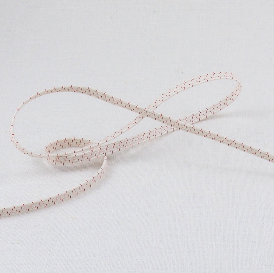 ORGANIC COTTON ELASTIC RIBBON - 5mm - NATURAL