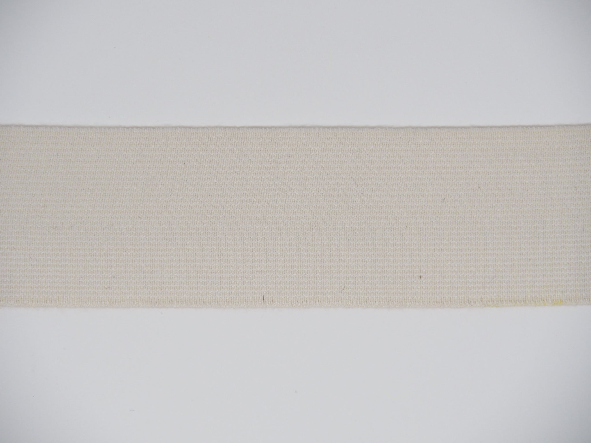 ORGANIC COTTON ELASTIC RIBBON - 40mm NATURAL UN-DYED – Sew for Good