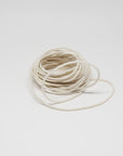 ORGANIC COTTON ELASTIC CORD - 2.2mm - NATURAL UN-DYED