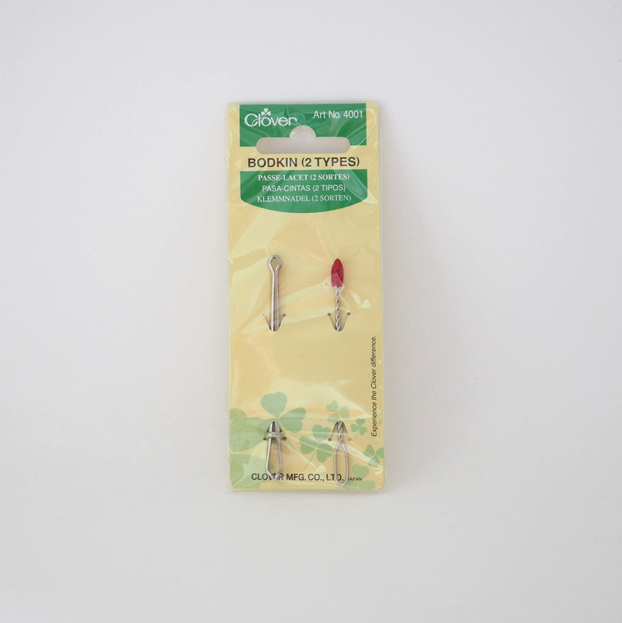 Clover Bodkin Set -  Jagged Grip and Ball Tip for Elastic
