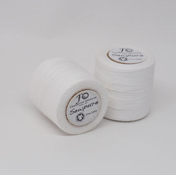 SEWPURE ORGANIC COTTON THREAD WHITE - TEX 70