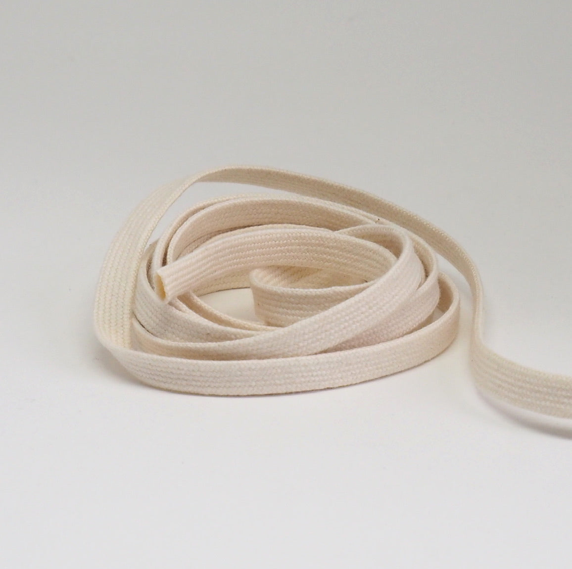 ORGANIC COTTON TUBULAR CORD - 10MM LIGHT NATURAL