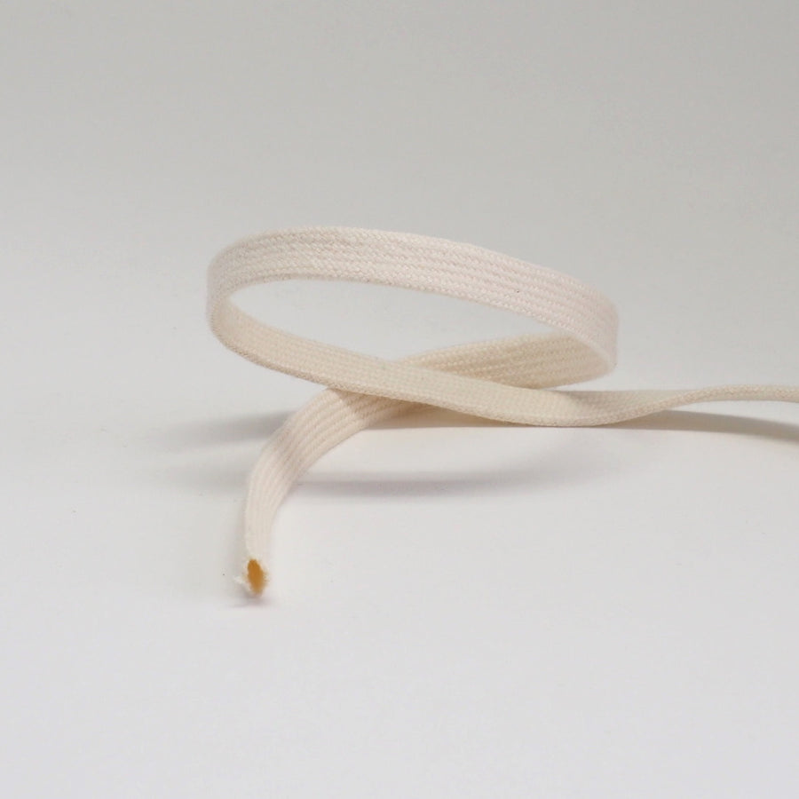 ORGANIC COTTON TUBULAR CORD - 10MM LIGHT NATURAL