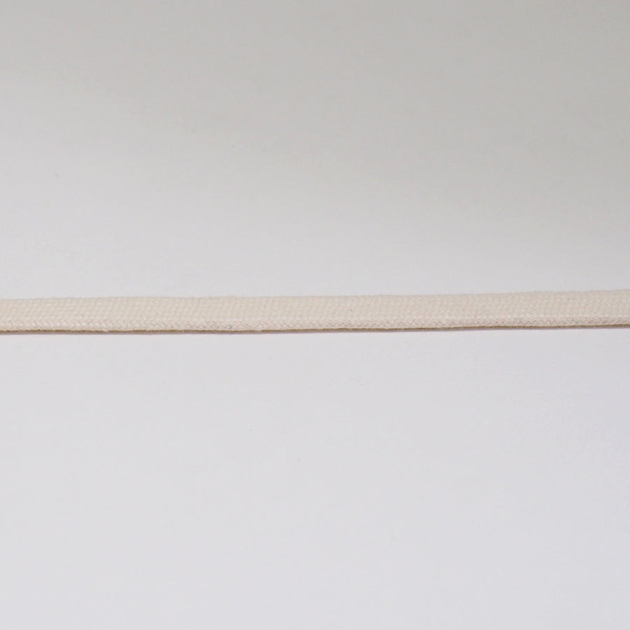 ORGANIC COTTON TUBULAR CORD - 10MM LIGHT NATURAL